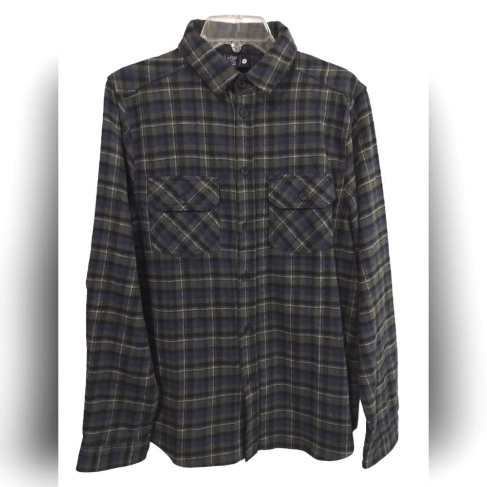 M398) Psycho Tuna Men's Flannel Shirt Size Small. NWOT